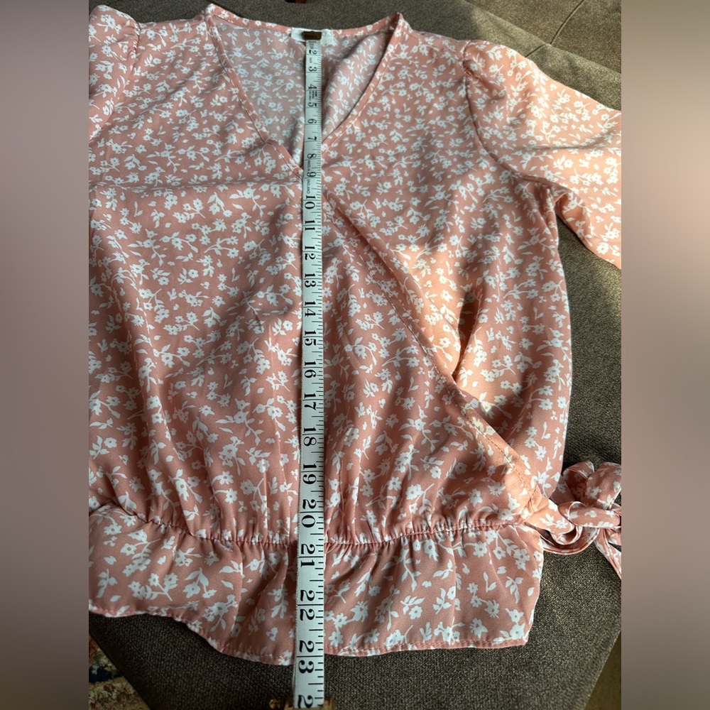 Sienna Sky Floral Blouse Size L - Picture 9 of 11